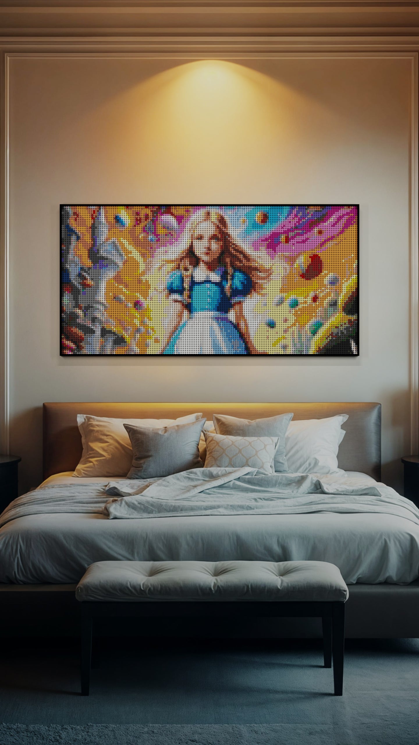 Alice in Wonderland LEGO® Style mosaic creative DIY building set